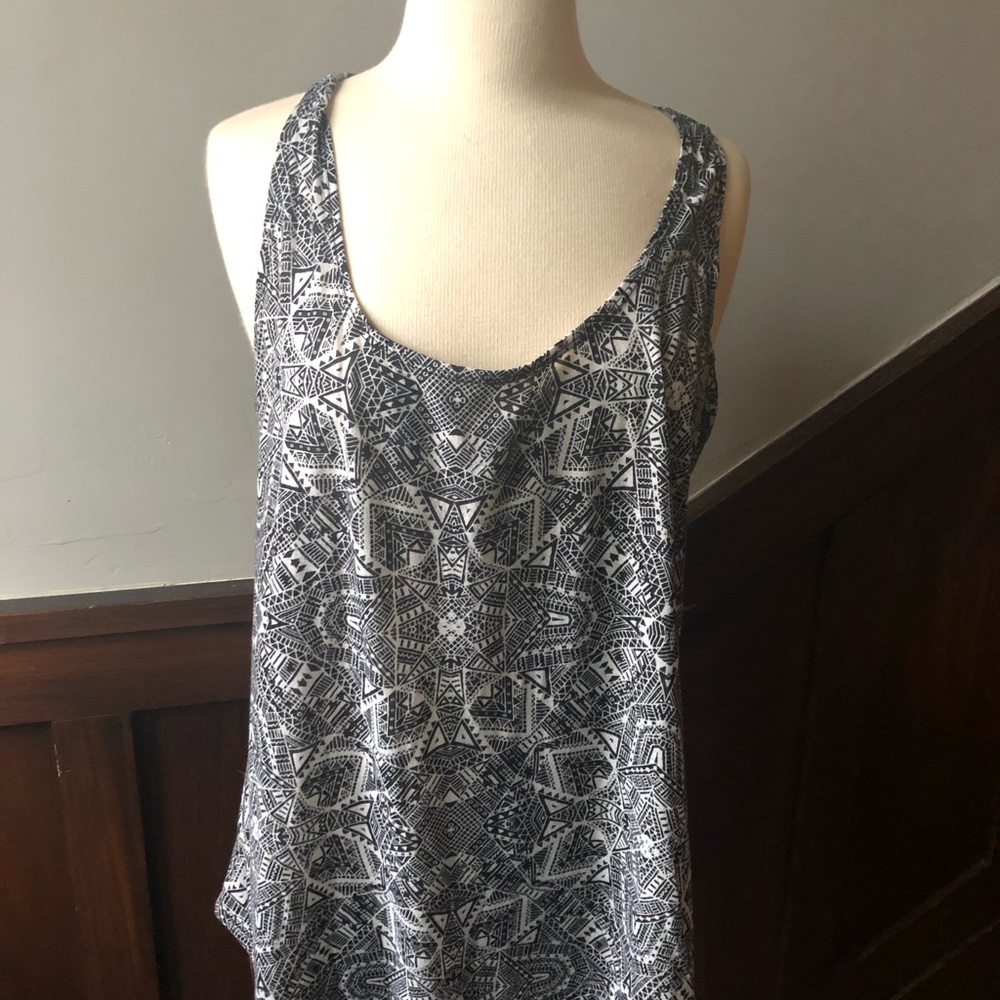 Woman’s patterned racer back tank